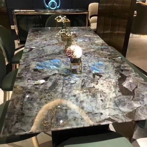 Labradorite Blue Granite Table Top